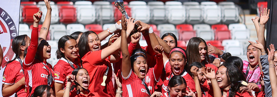 Toluca Sub-19 se coronó como Campeonas del Apertura 2024. 